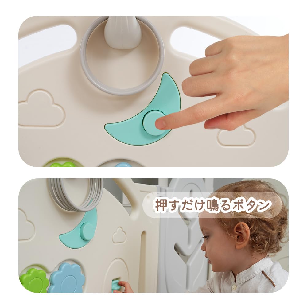 Amazon.co.jp: ベビーサークル 10/12/14枚 ブランコセット折りたたみ
